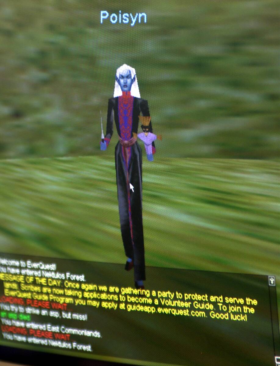 (MISSION VIEJO)One of the female characters in Ultima Online is 